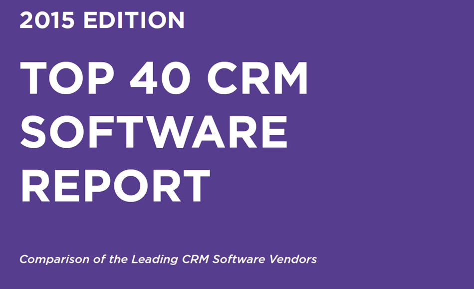 Top 40 CRM Software Report